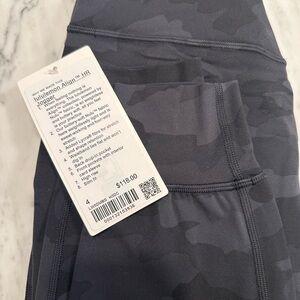 Lululemon Athletica Gray Camo Track Pants